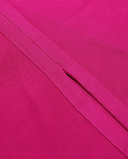 Saia Midi Bandage com Zíper Elegante